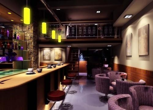 咖啡厅吧台效果图  创造休闲自由的咖啡厅
