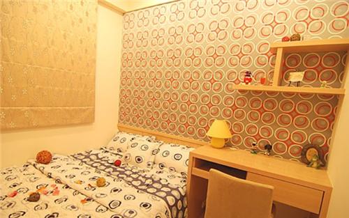 精装修三居室实例图     98平三居室简欧美家装修案例