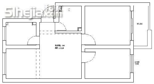 4万装修65平<a href="https://zixun.jia.com/tag/2521/" style="text-decoration:underline;" target="_blank">简约</a>小户型 二手房变婚房