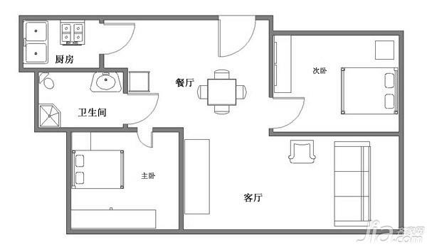 家装省钱计划 清包组建90平法式乡村两居 