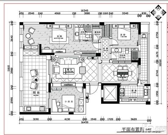 154平米简欧奢华装 70万打造心中的天堂