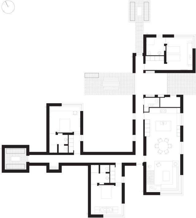 一个让客人沉浸在极度平静中的度假小屋