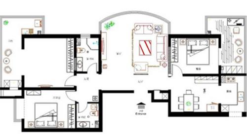 房屋装修户型图   选择哪家房屋装修好