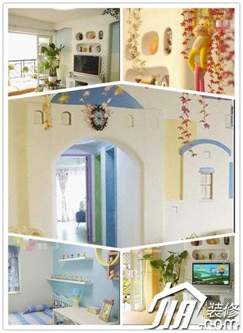 遨游童话世界 108平的卡通三居小屋