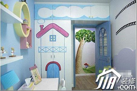 遨游童话世界 108平的卡通三居小屋