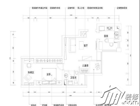 两房木质装修 混搭个性化温馨小窝