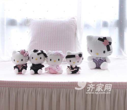 Hello Kitty无处不见 100平米二手房华丽变身