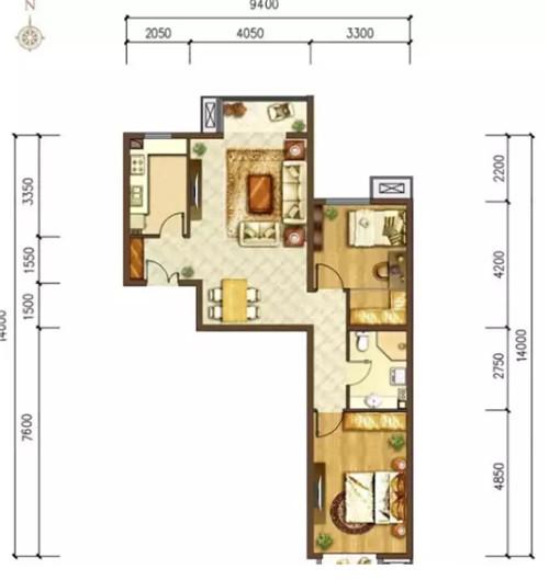 现代简约家装效果图精选  8-9万搞定90㎡温馨小屋