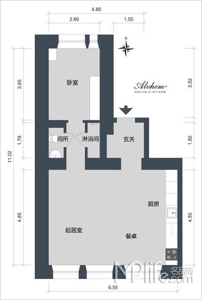 小户型 善用色装修成大公寓