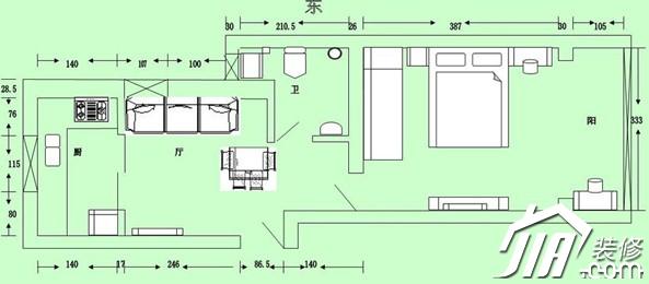 超节省老房翻新 10万清包搞定45平窝