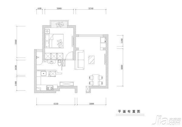 53平米全包 打造简约宜家风