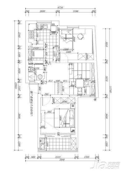 实用为上的旧房改造 70平增加收纳空间