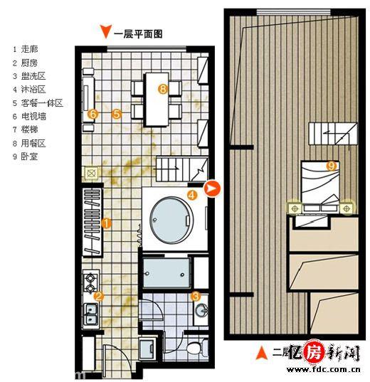 西单女孩最爱温情家 45平超小loft终极甜蜜改造