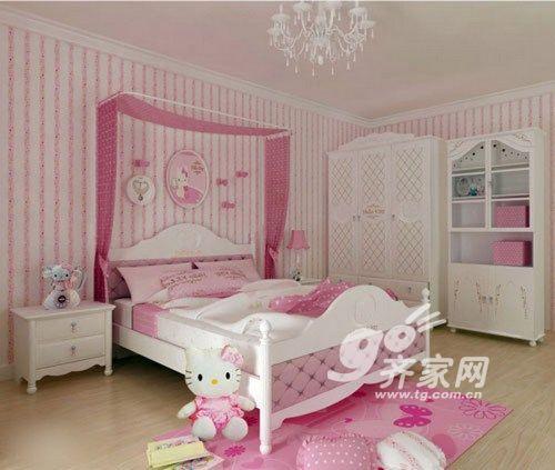 Kitty控MM看过来！37图展现唯美梦幻Hello Kitty屋