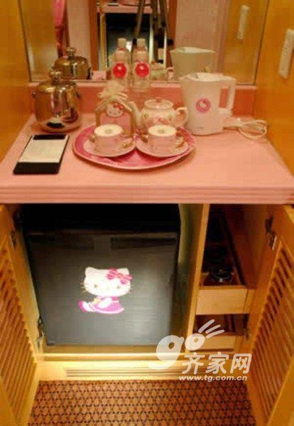 Kitty控MM看过来！37图展现唯美梦幻Hello Kitty屋