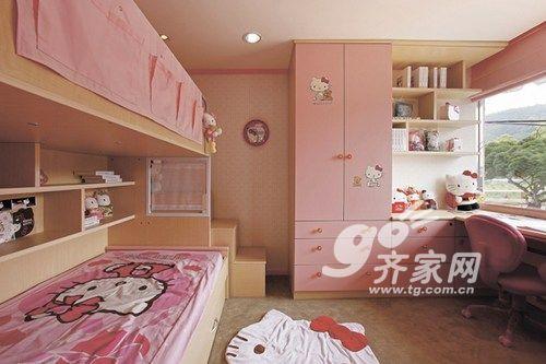 Kitty控MM看过来！37图展现唯美梦幻Hello Kitty屋