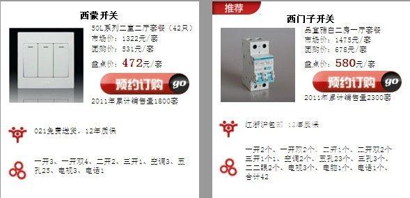 2011年齐家网年度热销产品 只买对的不买贵的