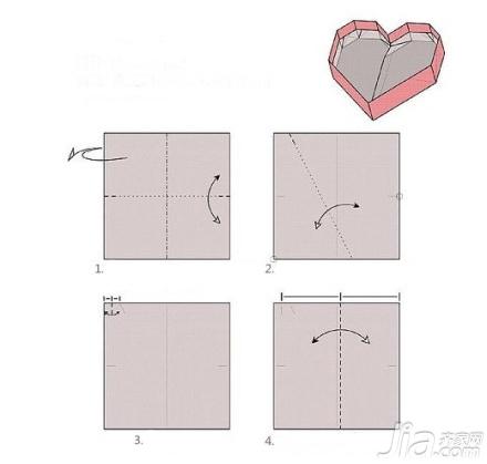 3款爱心纸艺教程 浪漫就是这么简单