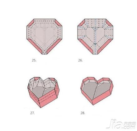 3款爱心纸艺教程 浪漫就是这么简单