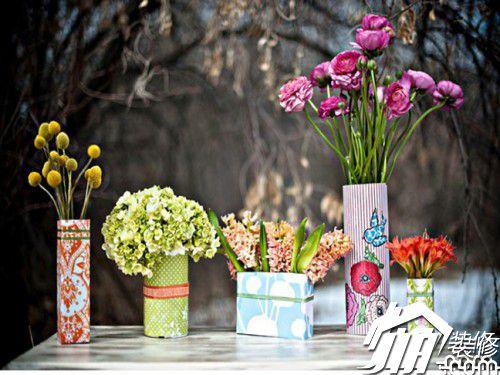 用花传递母爱 DIY<a href="https://zixun.jia.com/tag/3412/" style="text-decoration:underline;" target="_blank">花瓶</a>让主妇玩性大发