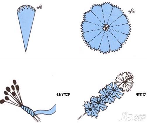 康乃馨折纸大全图解